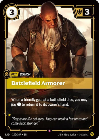 Battlefield Armorer (130/167) (Radiance) (RAD)