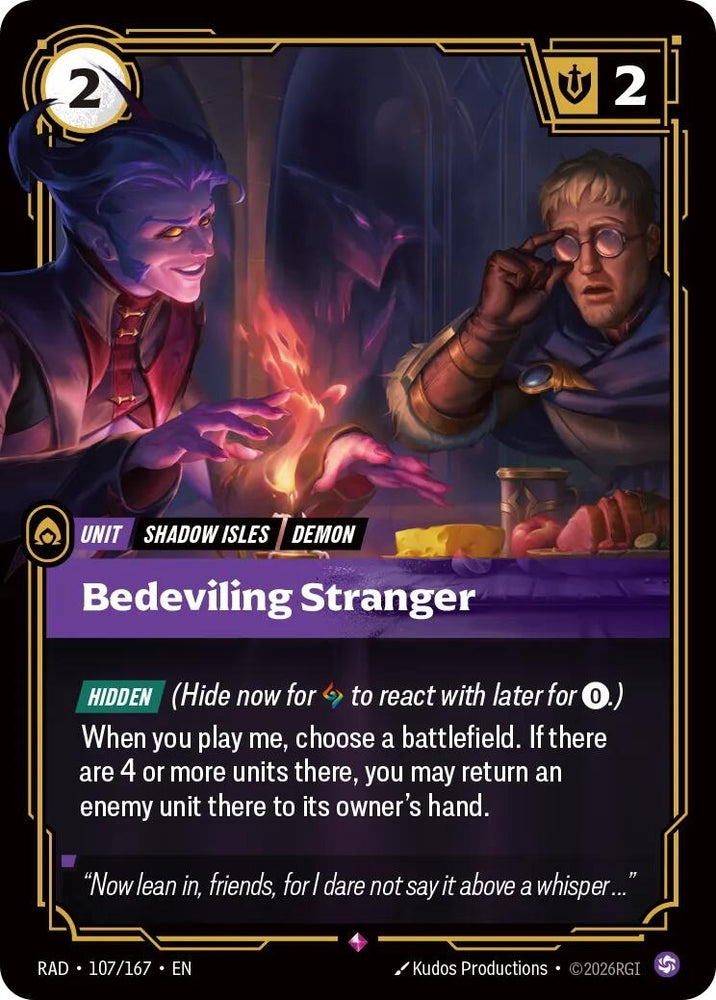 Bedeviling Stranger (107/167) (Radiance) (RAD)