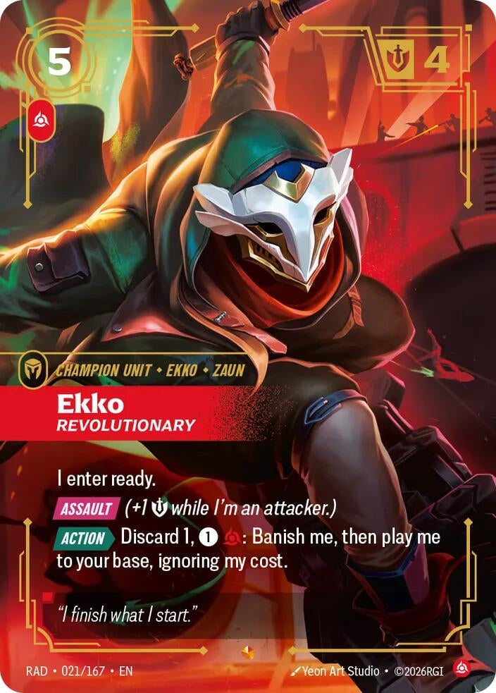 Ekko, Revolutionary (021/167) (Radiance) (RAD)
