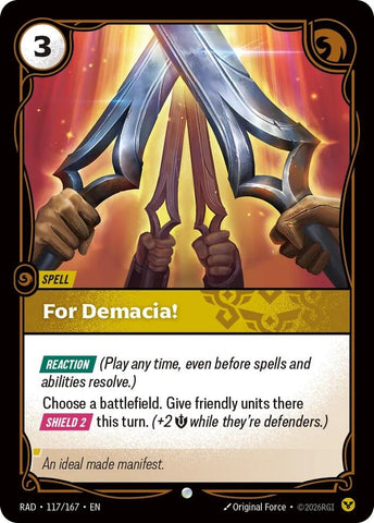 For Demacia! (117/167) (Radiance) (RAD)