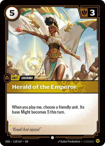 Herald of the Emperor (118/167) (Radiance) (RAD)