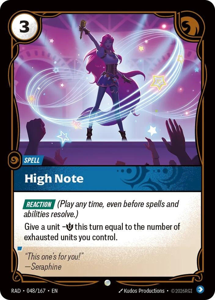 High Note (048/167) (Radiance) (RAD)