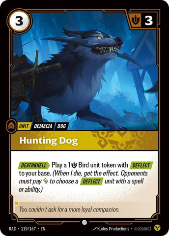 Hunting Dog (119/167) (Radiance) (RAD)