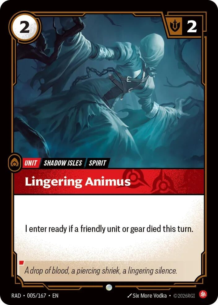 Lingering Animus (005/167) (Radiance) (RAD)