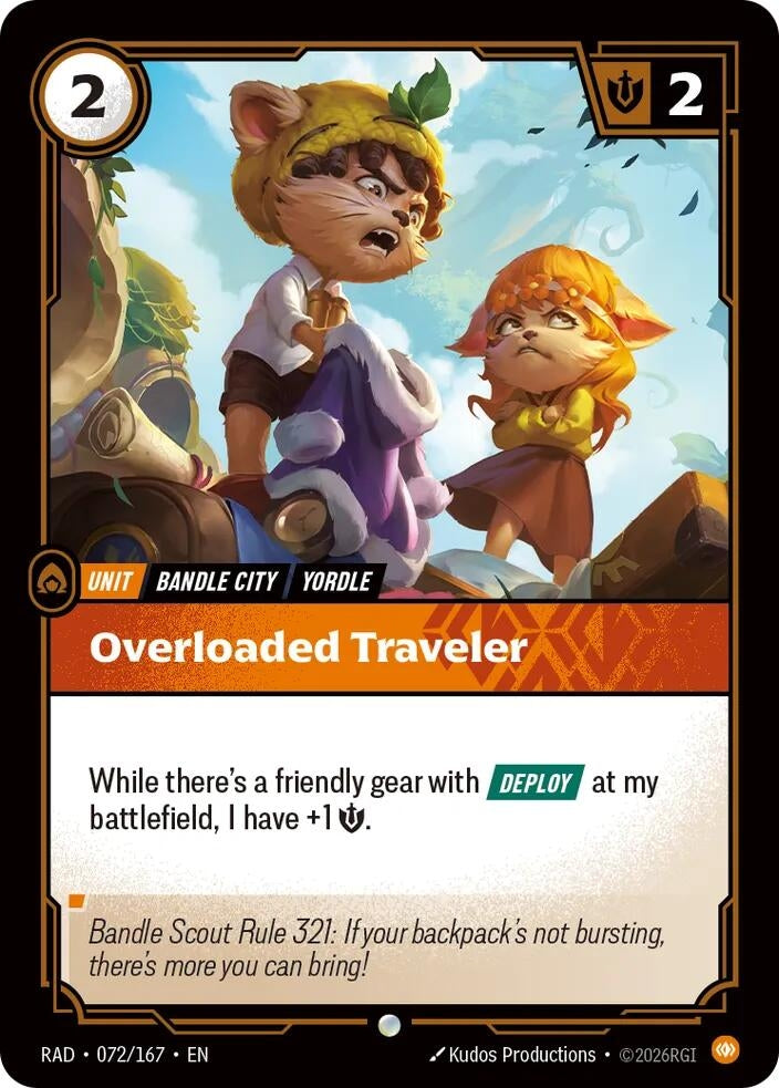 Overloaded Traveler (072/167) (Radiance) (RAD)