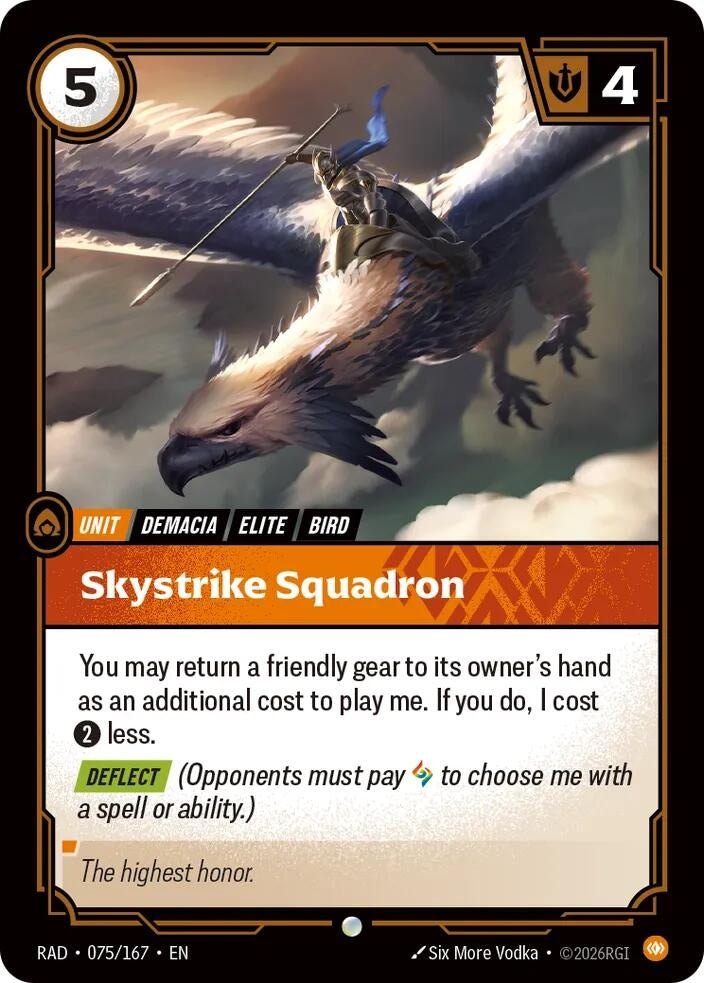 Skystrike Squadron (075/167) (Radiance) (RAD)