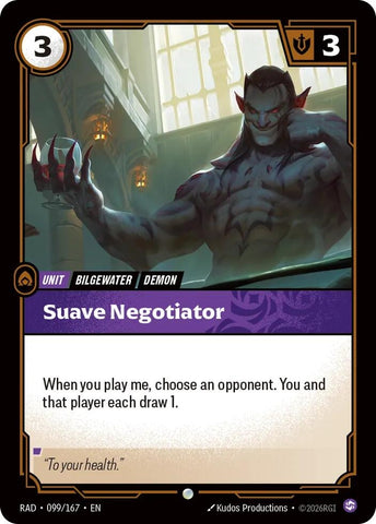Suave Negotiator (099/167) (Radiance) (RAD)