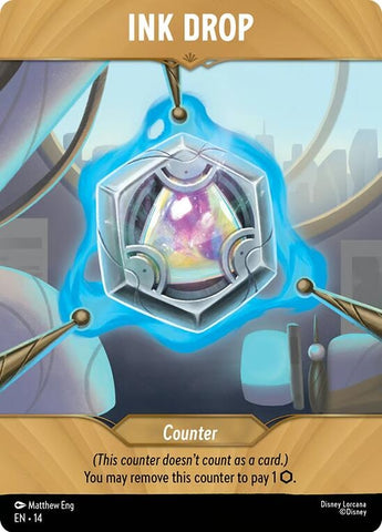 Image for Ink Drop (Blue) (Hyperia City) (14) - Disney Lorcana