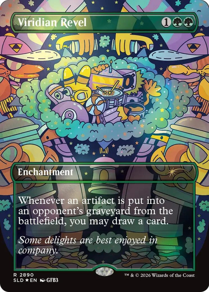 Image for Viridian Revel (2890) (Secret Lair Drop Series) (SLD) - Magic: The Gathering