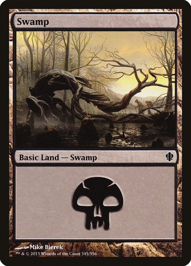 Image for Swamp (345) (345) [Commander 2013]