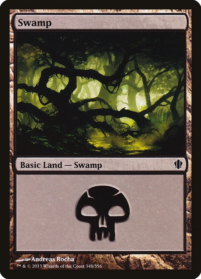 Image for Swamp (348) (348) [Commander 2013]