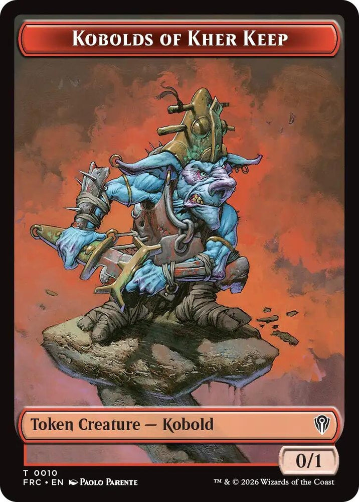Image for Kobolds of Kher Keep // Map Double-Sided Token (10 // 14) (Commander: Reality Fracture) (FRC) - Magic: The Gathering