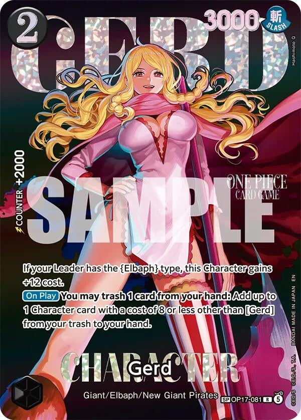 Image for Gerd - OP17-081 (SP) (OP17-081) (Extra Booster: One Piece Heroines Edition Vol. 2) (EB05) - One Piece Card Game