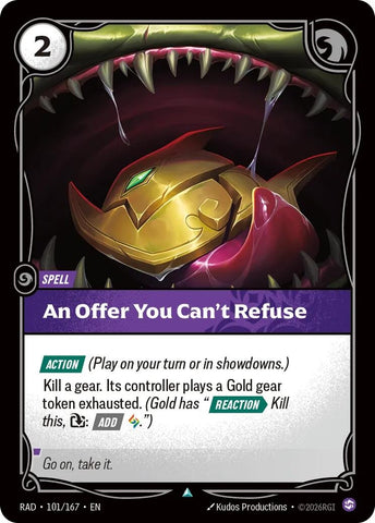 An Offer You Can't Refuse (101/167) (Radiance) (RAD)