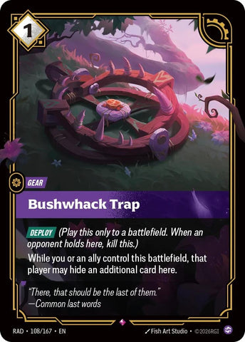 Bushwhack Trap (108/167) (Radiance) (RAD)