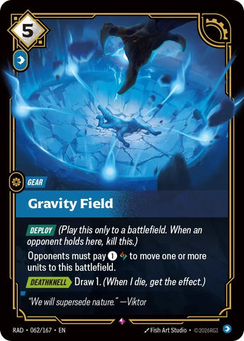 Image for Gravity Field (062/167) (Radiance) (RAD) - Riftbound: League of Legends Trading Card Game