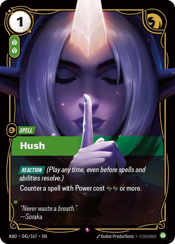 Hush (041/167) (Radiance) (RAD)