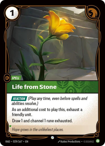 Life from Stone (029/167) (Radiance) (RAD)