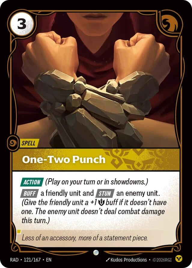 One-Two Punch (121/167) (Radiance) (RAD)