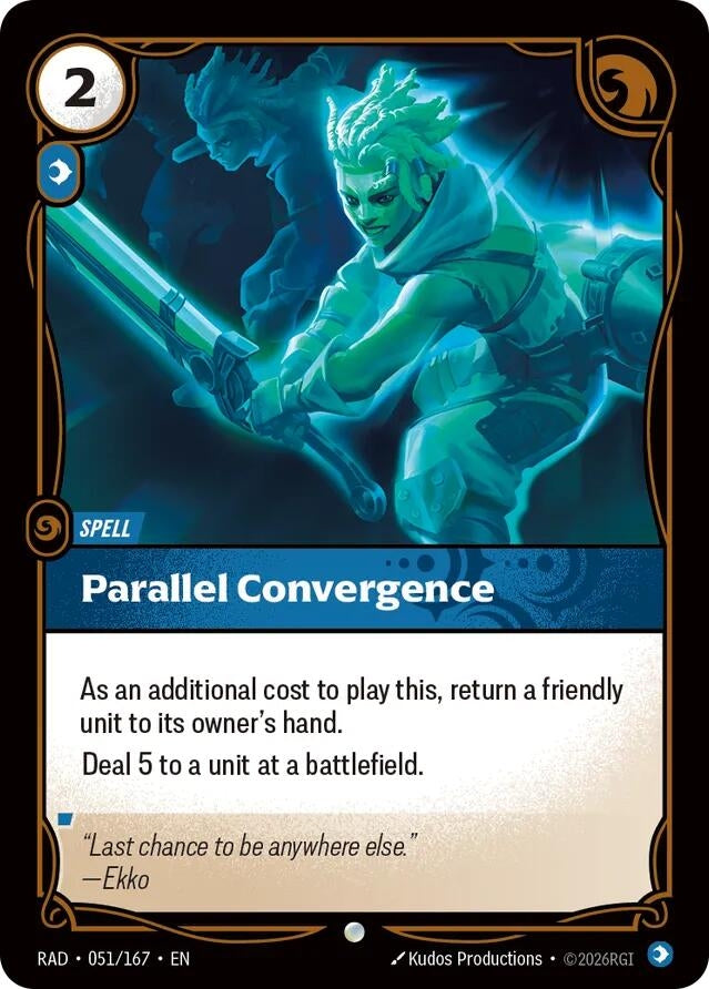 Image for Parallel Convergence (051/167) (Radiance) (RAD) - Riftbound: League of Legends Trading Card Game