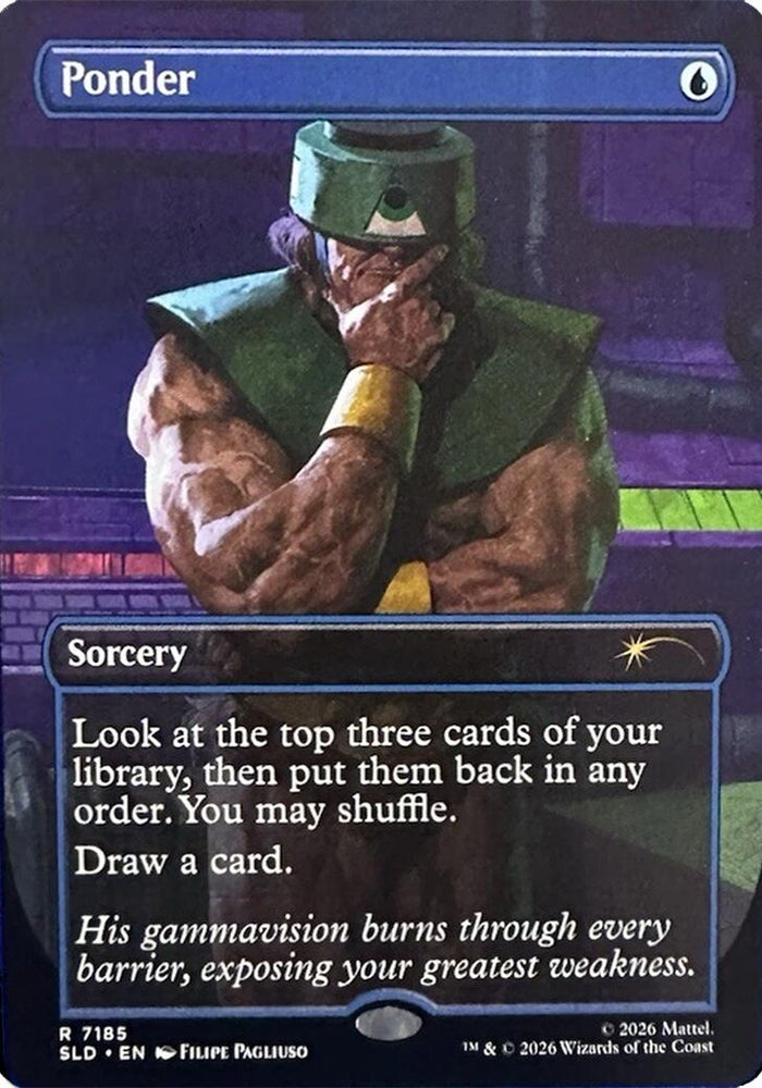 Image for Ponder (7185) (7185) (Secret Lair Drop Series) (SLD) - Magic: The Gathering
