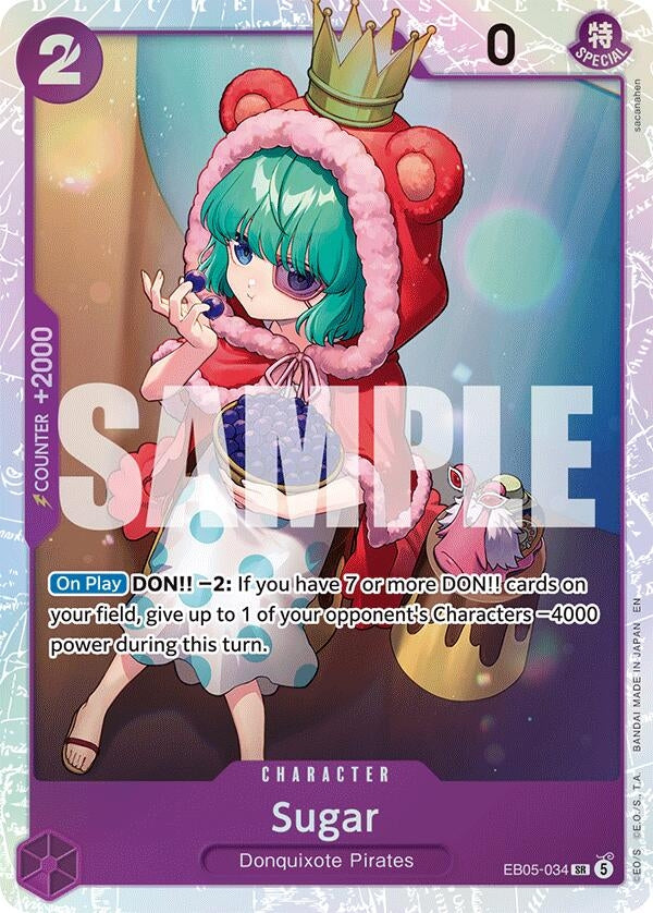 Image for Sugar (Alternate Art) (EB05-034) (Extra Booster: One Piece Heroines Edition Vol. 2) (EB05) - One Piece Card Game