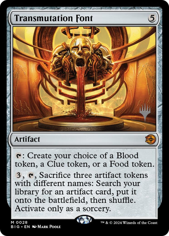 Image for Transmutation Font (28) (Promo Pack: Reality Fracture) (PPFRA) - Magic: The Gathering