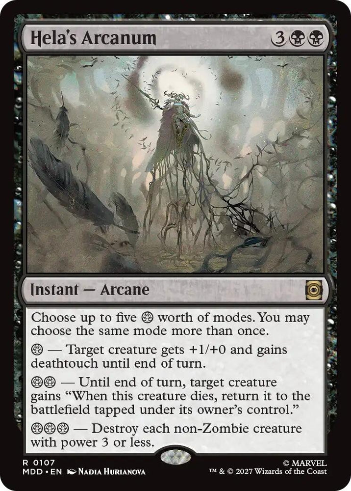Image for Hela's Arcanum (107) (Marvel: Darkhold Destiny) (MDD) - Magic: The Gathering