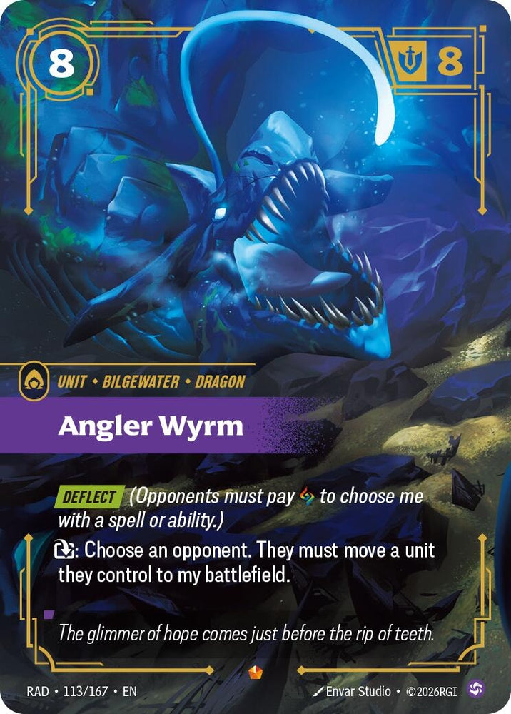 Image for Angler Wyrm (113/167) (Radiance) (RAD) - Riftbound: League of Legends Trading Card Game