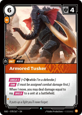 Armored Tusker (078/167) (Radiance) (RAD)
