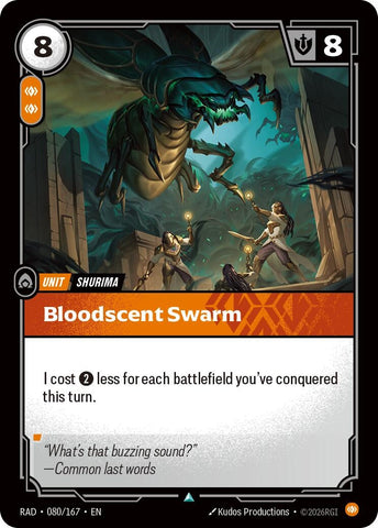 Image for Bloodscent Swarm (080/167) (Radiance) (RAD) - Riftbound: League of Legends Trading Card Game