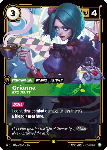 Orianna, Exquisite (Alternate Art) (042a/167) (Radiance) (RAD)