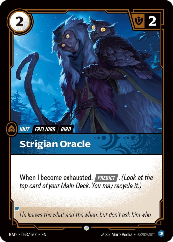 Strigian Oracle (053/167) (Radiance) (RAD)
