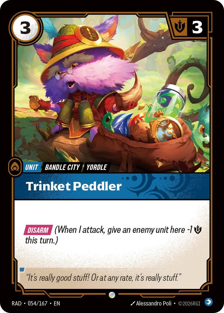 Image for Trinket Peddler (054/167) (Radiance) (RAD) - Riftbound: League of Legends Trading Card Game