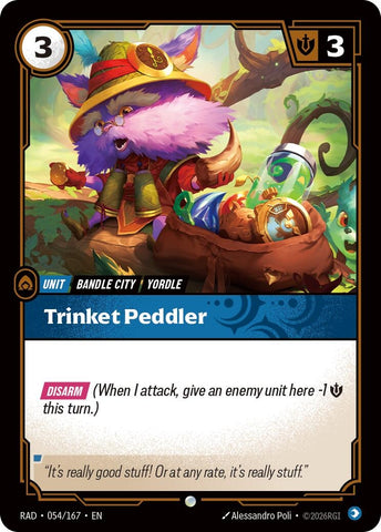 Image for Trinket Peddler (054/167) (Radiance) (RAD) - Riftbound: League of Legends Trading Card Game