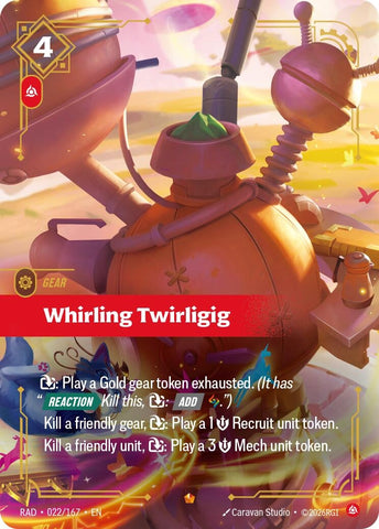 Image for Whirling Twirligig (022/167) (Radiance) (RAD) - Riftbound: League of Legends Trading Card Game