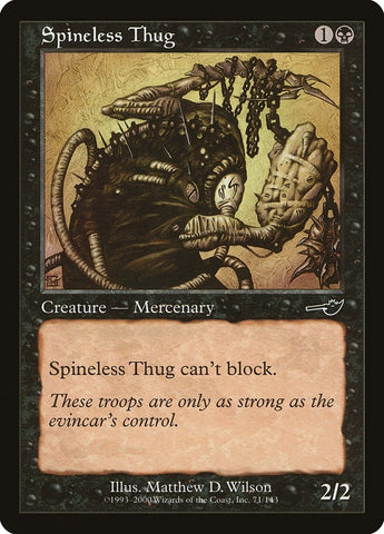 Image for Spineless Thug (71) [Nemesis]