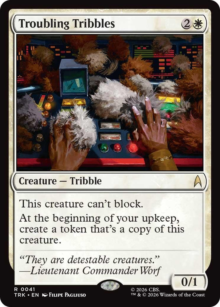 Image for Troubling Tribbles (41) (Star Trek) (TRK) - Magic: The Gathering