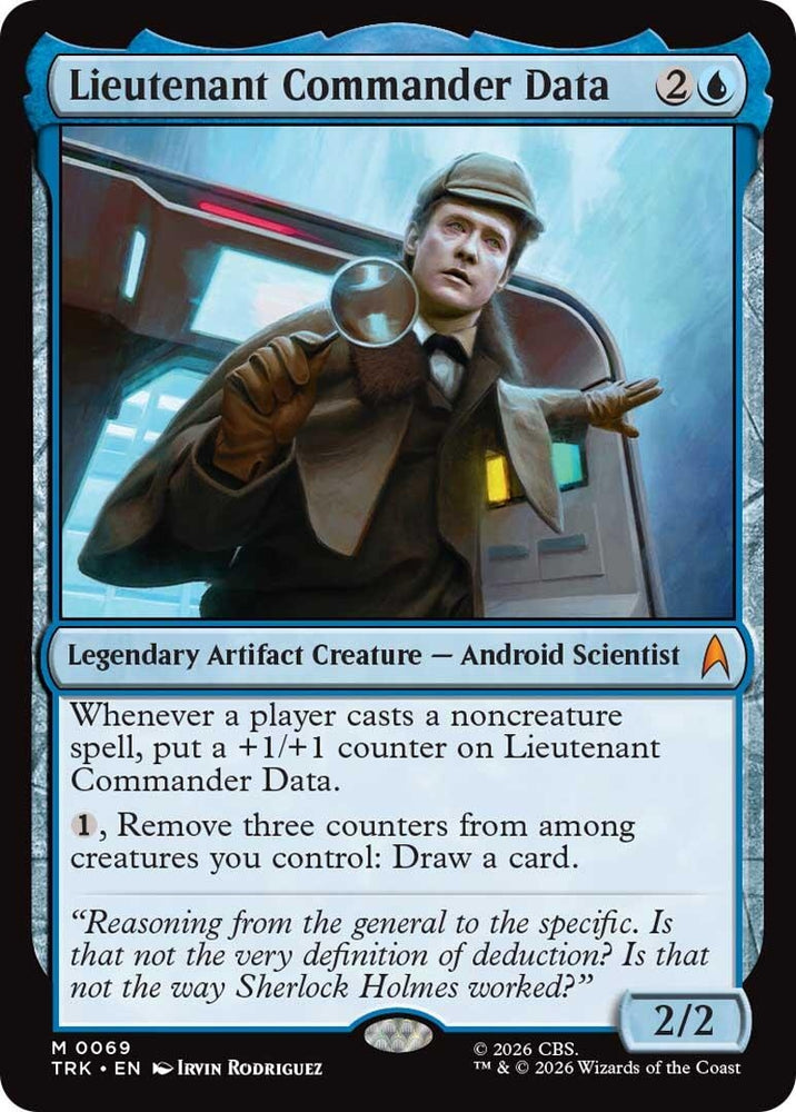 Image for Lieutenant Commander Data (69) (Star Trek) (TRK) - Magic: The Gathering