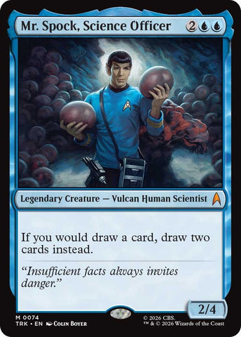 Image for Mr. Spock, Science Officer (74) (Star Trek) (TRK) - Magic: The Gathering