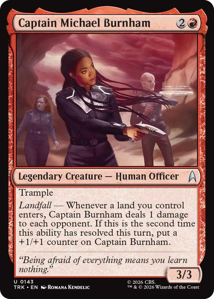 Image for Captain Michael Burnham (143) (Star Trek) (TRK) - Magic: The Gathering