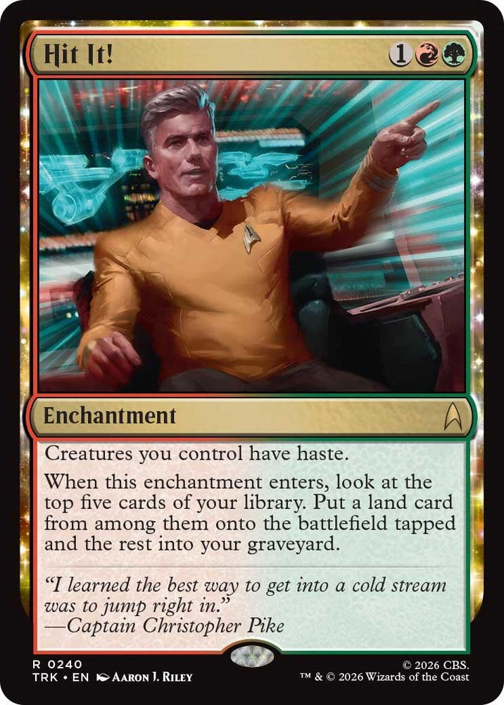 Image for Hit It! (240) (Star Trek) (TRK) - Magic: The Gathering