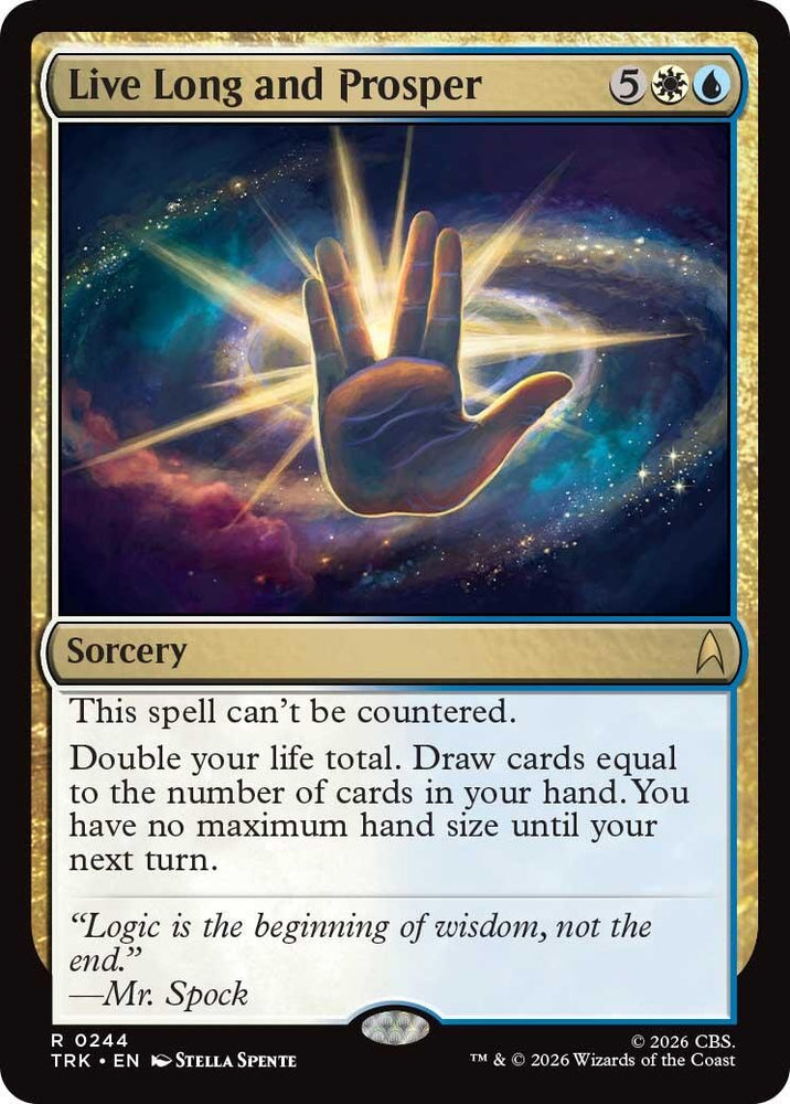 Image for Live Long and Prosper (244) (Star Trek) (TRK) - Magic: The Gathering
