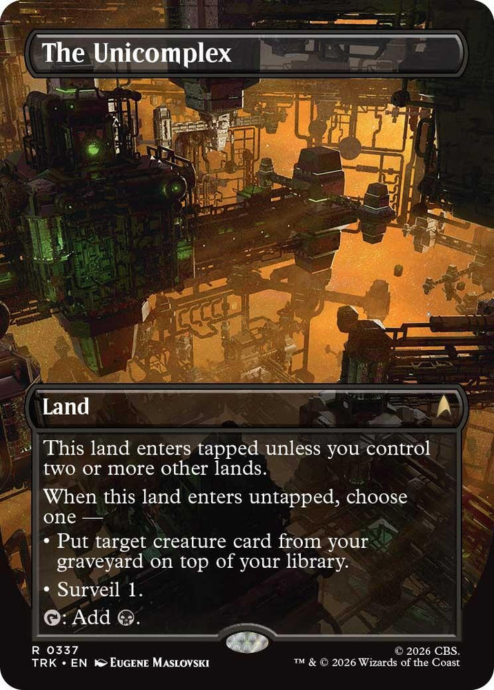 Image for The Unicomplex (Borderless) (337) (Star Trek) (TRK) - Magic: The Gathering