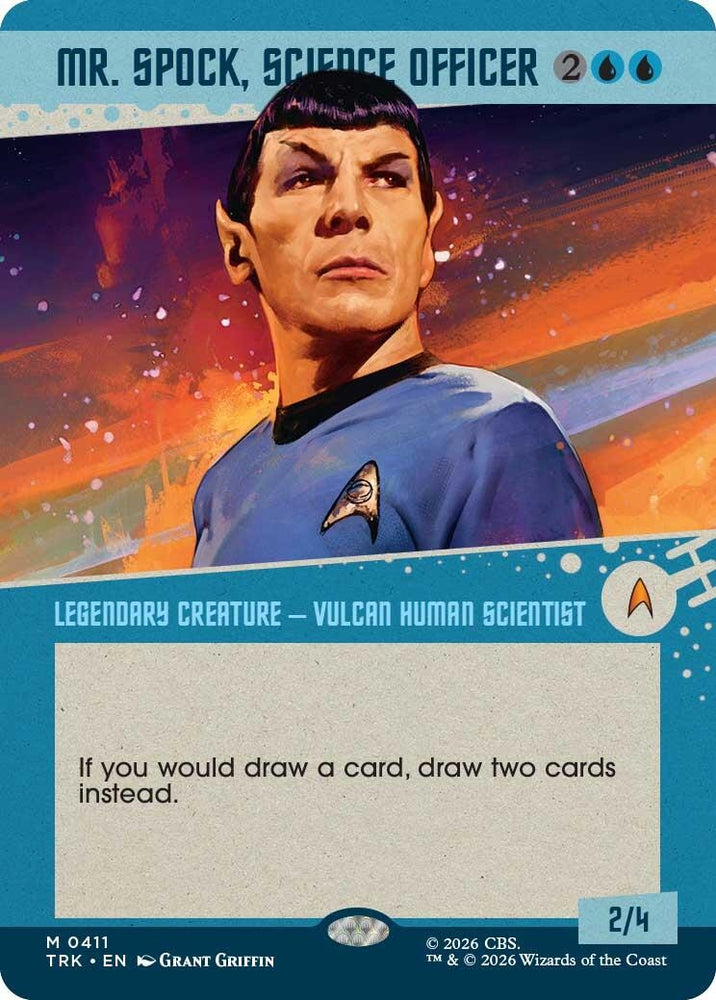 Image for Mr. Spock, Science Officer (Showcase) (411) (Star Trek) (TRK) - Magic: The Gathering