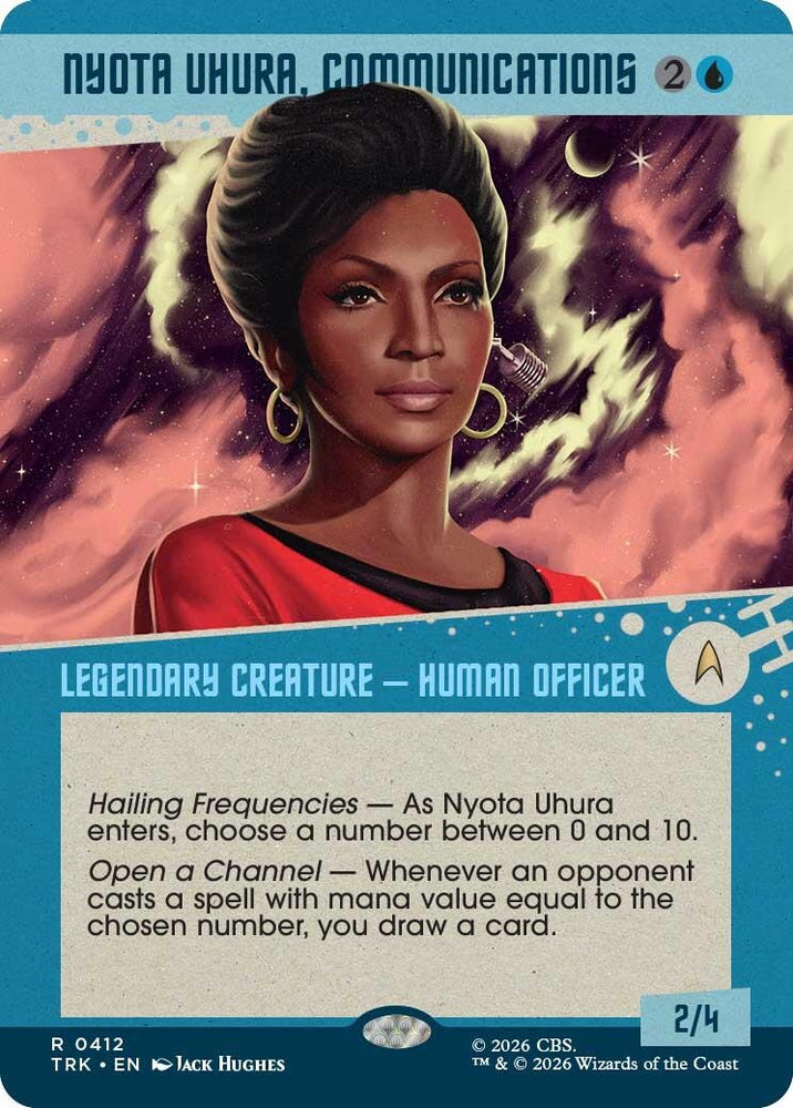Image for Nyota Uhura, Communications (Showcase) (412) (Star Trek) (TRK) - Magic: The Gathering