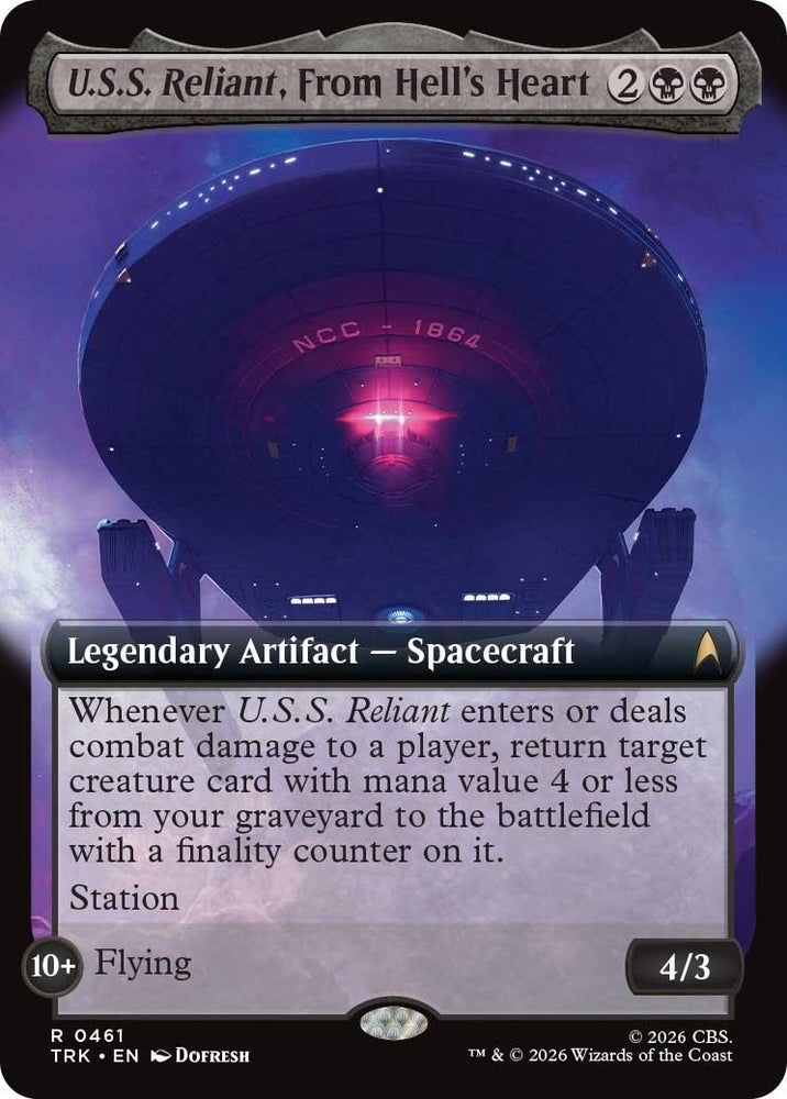Image for U.S.S. Reliant, From Hell's Heart (Extended Art) (461) (Star Trek) (TRK) - Magic: The Gathering