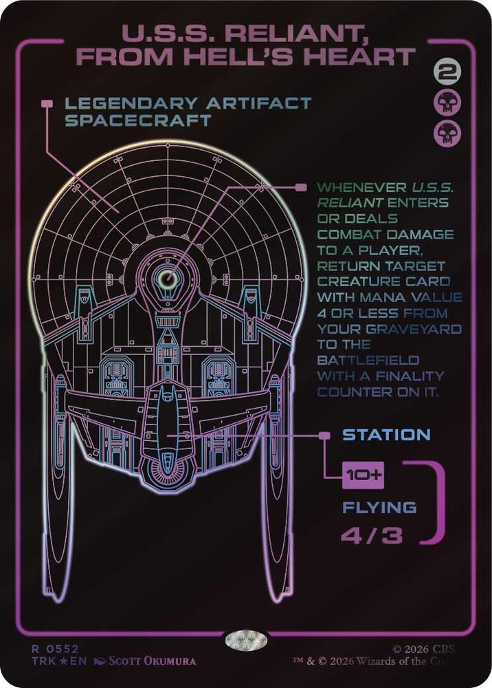 Image for U.S.S. Reliant, From Hell's Heart (Showcase) (552) (Star Trek) (TRK) - Magic: The Gathering
