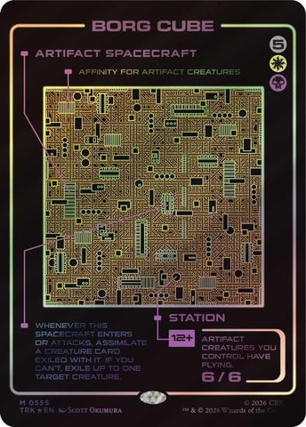 Image for Borg Cube (Showcase) (555) (Star Trek) (TRK) - Magic: The Gathering