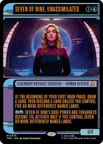 Image for Seven of Nine, Unassimilated (Showcase) (373) (Star Trek) (TRK) - Magic: The Gathering